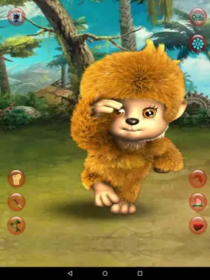 Talking Cute Monkey android App screenshot 1