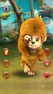 Talking Cute Monkey android App screenshot 4