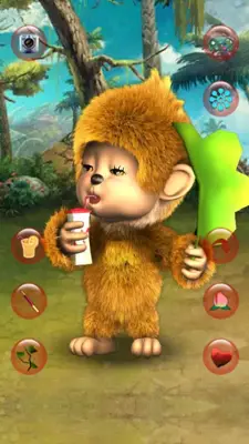 Talking Cute Monkey android App screenshot 5